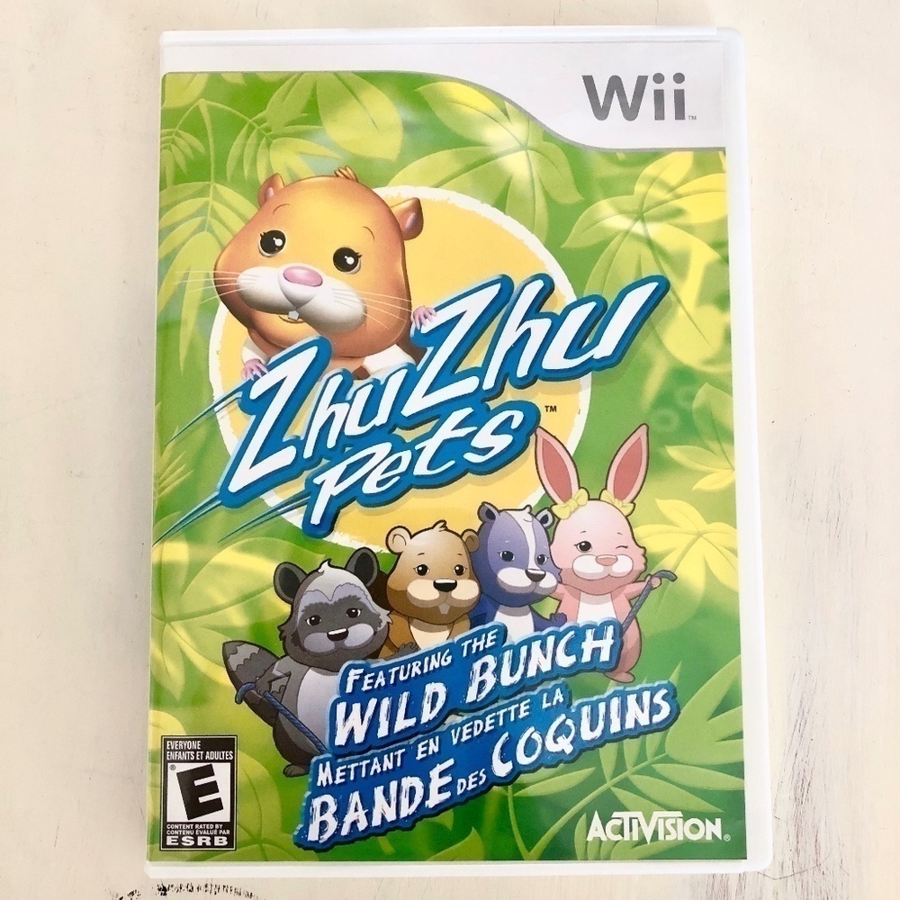 Nintendo, Wii Game, Zhu Zhu Pets, Featuring the Wild Bunch, Good Condition